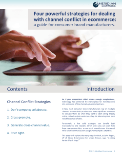 Four Strategies for Dealing with Channel Conflict in Ecommerce