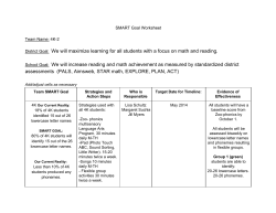 District Goal: We will maximize learning for all students with a focus