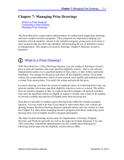 Prize Drawings - Wheel Options