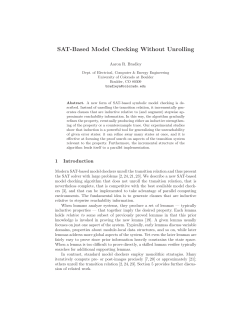 SAT-Based Model Checking Without Unrolling