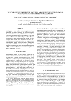 MULTICLASS SUPPORT VECTOR MACHINES AND METRIC