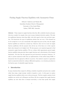 Finding Supply Function Equilibria with Asymmetric Firms