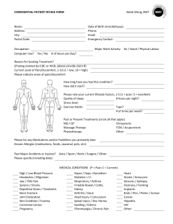 intake package - Evoke Integrative Medicine