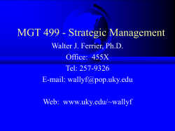 BA 610 - Global Management