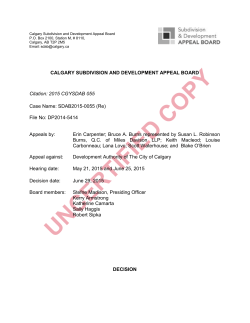 subdivision and development appeal board