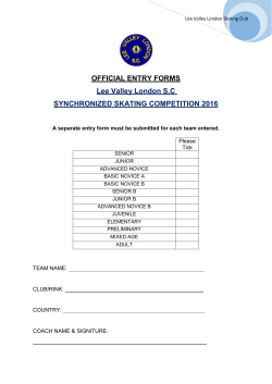 Lee Valley London Skating Club