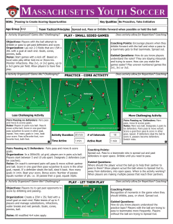 let them play play - small sided games practice