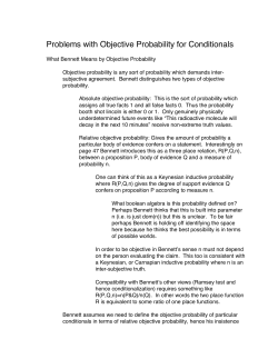 Problems with Objective Probability for Conditionals