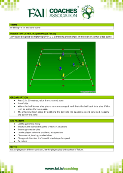 4 v 4 SSG End Zone Game