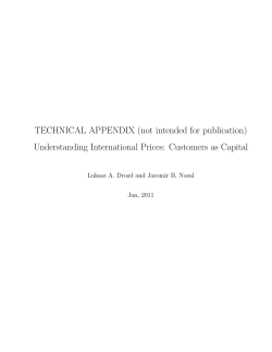 Understanding International Prices