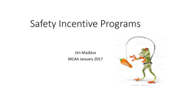 OSHA`s Take on Safety Incentive Programs
