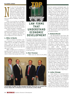 law firms that understand economic development