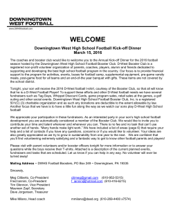 Booster Club Handbook