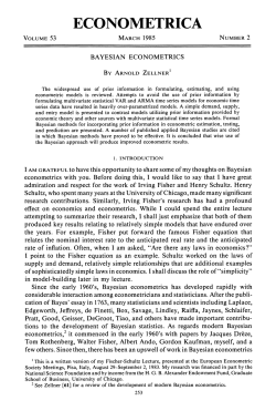 econometrica - AUEB e