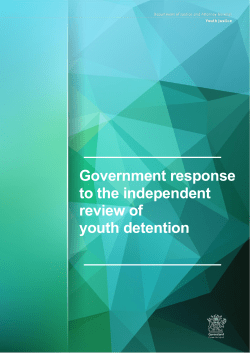 Government`s response to the report