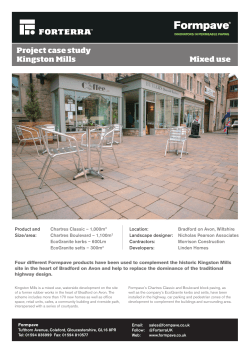 Project case study Kingston Mills Mixed use