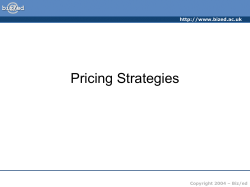 Pricing Strategies - hrsbstaff.ednet.ns.ca