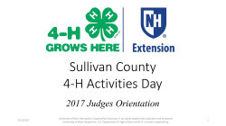 New Hampshire 4-H State Activities Day