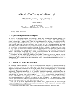 Set Theory - UBC Computer Science