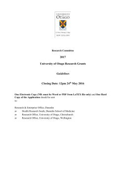 UORG Guidelines 2017