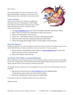 Accelerate Your Child`s Learning (Optional)