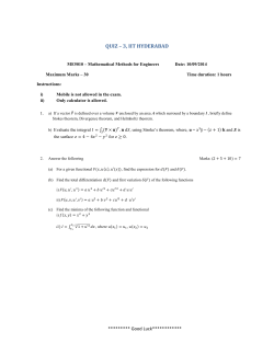 quiz &ndash; 3, iit hyderabad