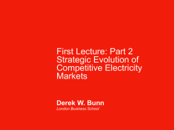 Energy Markets and Technology 2