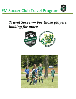 FM Soccer Club Travel Program Information