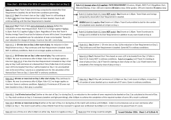 Flow chart &ndash; ECA Rule 4 for 2016-17 season (1.00pm start on Day 1