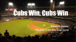 Baseball Curses