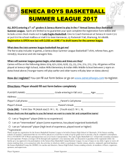 seneca boys basketball summer league 2017