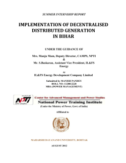 Implementation of DDG in Bihar