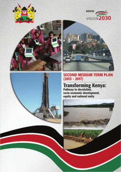 Second Medium Term Plan 2013-2017