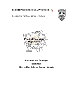 Man to Man Defence support booklet