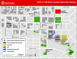 2016-17 UW Men`s Hockey Game Day Parking