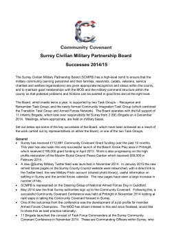 (SCMPB) Successes 2014-15