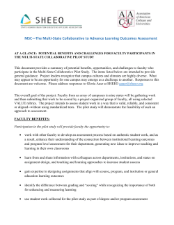 Benefits and Challenges for Faculty