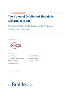 The Value of Distributed Electricity Storage in