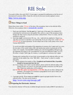 A. Tables - Review of International Economics