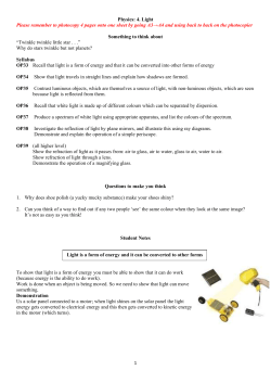 4. Light - The Physics Teacher