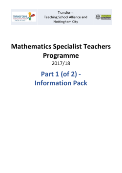 Application Form - Nottingham City Council