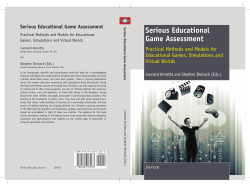 Serious Educational Game Assessment