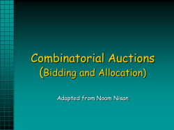 Combinatorial Auctions