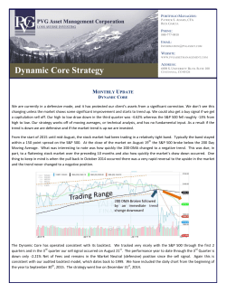 Dynamic Core Strategy - PVG Asset Management