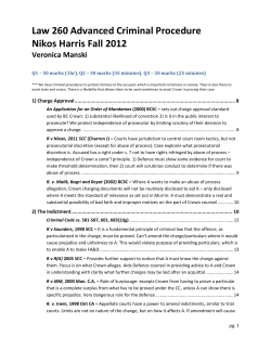 Law 280 Law of Evidence