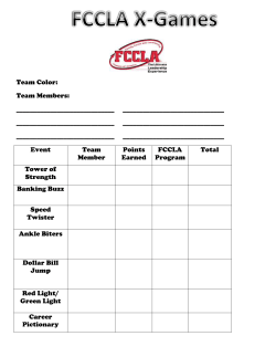 FCCLA X