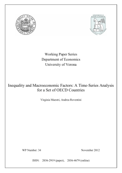Inequality and Macroeconomic Factors: A Time-Series