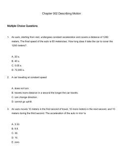Chapter 002 Describing Motion