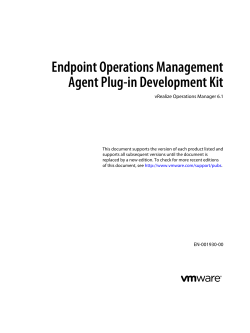 Endpoint Operations Management Agent Plug