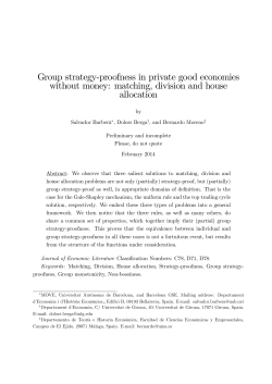 Group strategy$proofness in private good